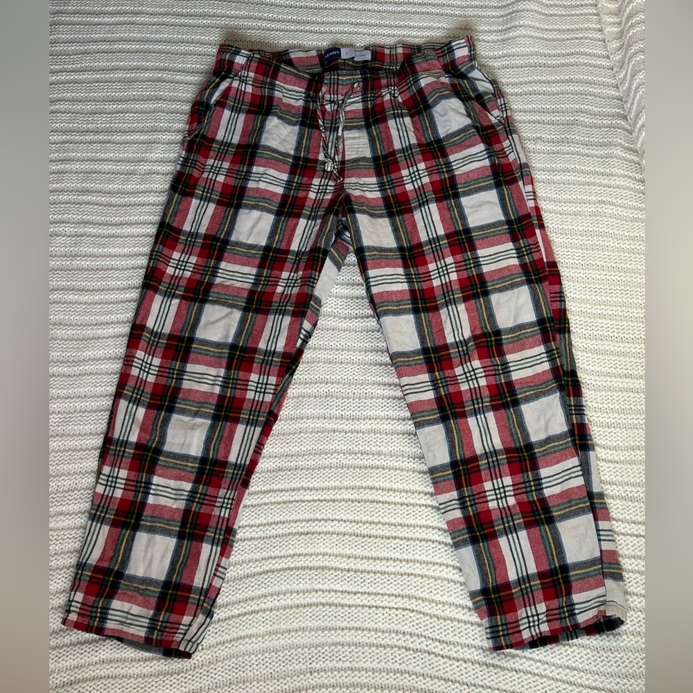 Old Navy, Red Flannel Pajama Pants, Size L